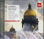 Image of Tchaikovsky: Piano Concerto No. 1; Violin Concerto (Music CD)