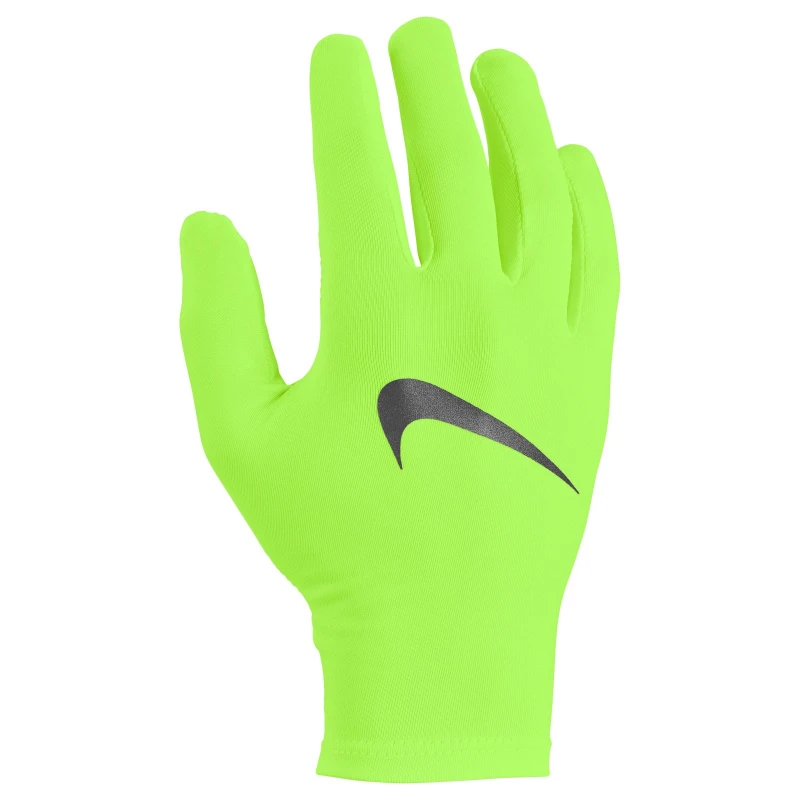 Image of Nike Miler Running Gloves Mens - Green Green S - M