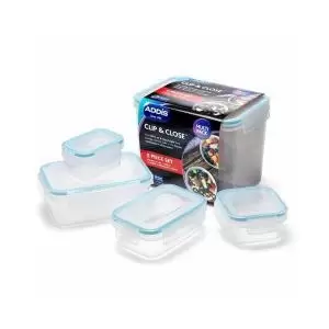 image of Addis Clip & Close Containers 5 Piece Set NWT4738