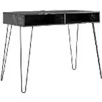 image of Novogratz Desks 9618899COMNUK Black Marble 1,028.7 (W) x 549.9 (D) x 772.2 (H) x 772.2 - 772.2 (H) mm