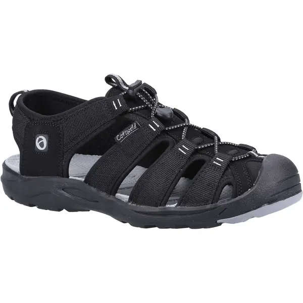 Image of Cotswold Mens Marshfield Walking Hiking Water SportsShoes Sandals - UK 8 Black male GDE2528BLK8