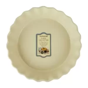 image of Classic Collection Stoneware Pie Dish, 26cm, Labelled