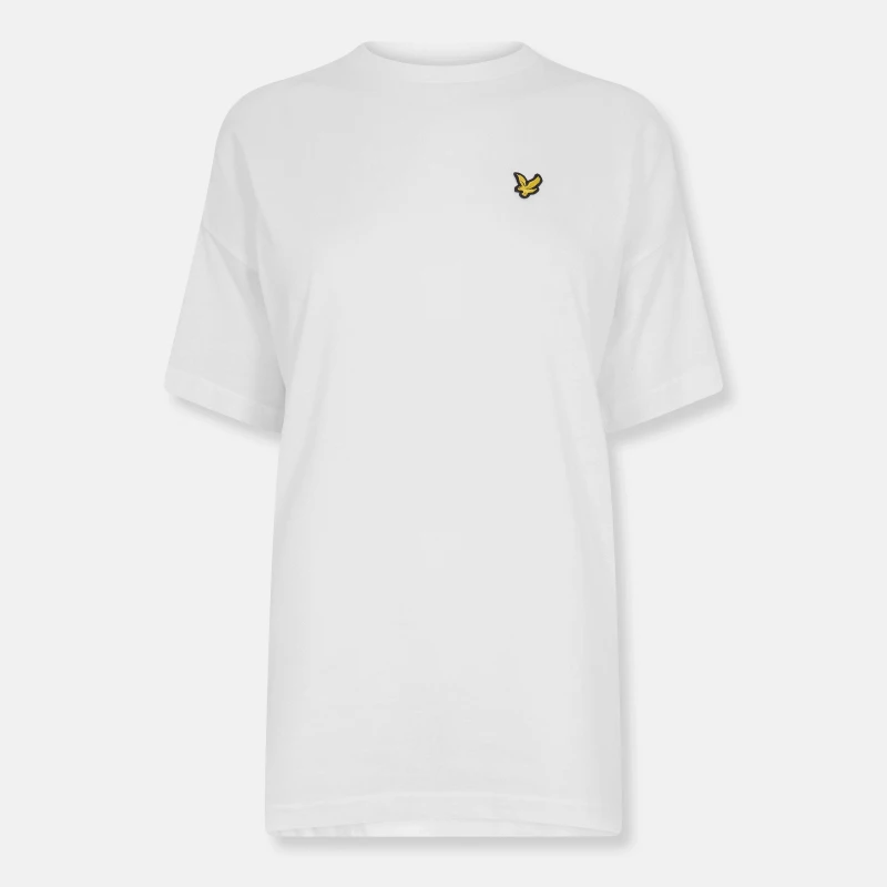 Image of Lyle and Scott Oversized Tee - White White 6