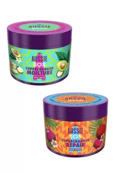 image of Aussie SOS Save My Lengths Repair Mask and Moisture Mask