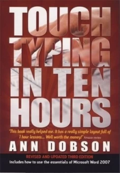 Image of Touch Typing in Ten Hours by Ann Dobson Book