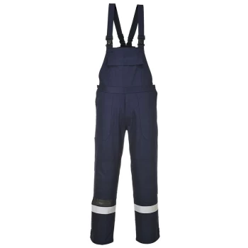 Image of Portwest - FR27NARL - sz L Bizflame Plus Bib and Brace - FR27 Navy