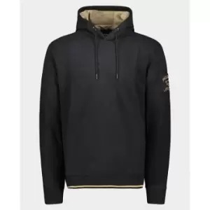Image of Paul and Shark Patch Oth Hoodie - Black