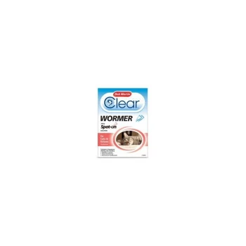 Image of Clear Spot On Wormer - Cats & Kittens - 2tube - 597662 - Bob Martin