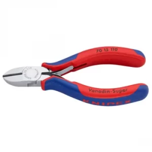 image of Knipex 70 15 110 Diagonal Cutters Multi Component Grips 110mm