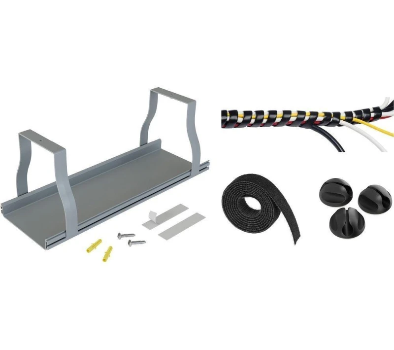 Image of D-LINE Desk Cable Organizer Kit 5056335606603