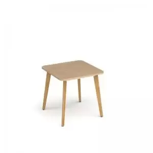 Image of Saxon square worktable with 4 oak legs 800mm - kendal oak SDS800-KO