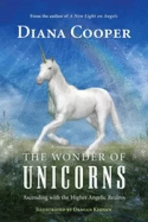 Image of wonder of unicorns ascending with the higher angelic realms