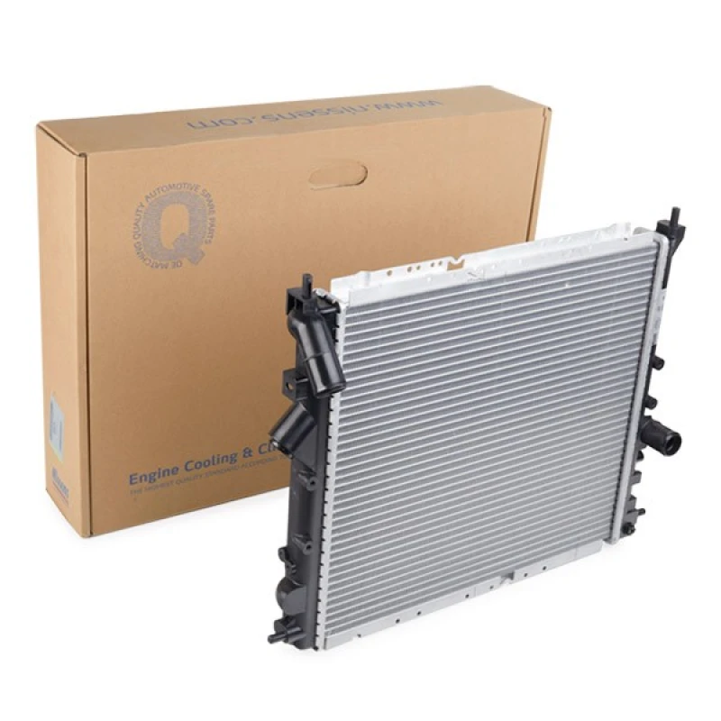 Image of NISSENS 63878 Engine radiator Aluminium, Brazed cooling fins, without expansion tank, with gaskets/seals Radiator,engine cooling (470)