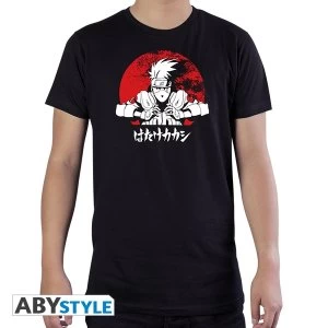 Image of Naruto Shippuden - Kakashi Mens Xx-Large T-Shirt - Black