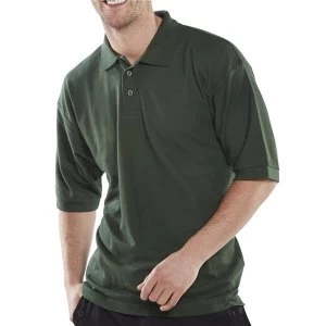 Image of Click Workwear Polo Shirt 200gsm 3XL Bottle Green Ref CLPKSBGXXXL Up