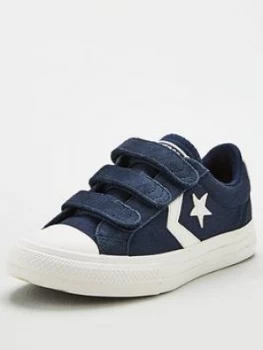 Converse Childrens Star Player 3V Ox Trainers - Navy, Size 12