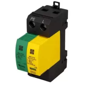 Image of Lewden 50kA 2 Module Single Pole + E Type 2 Surge Protector - SRG1V1G