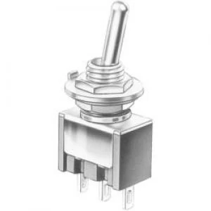 image of Toggle switch 30 Vdc 4 A 1 x OnOn Marquardt 9040.