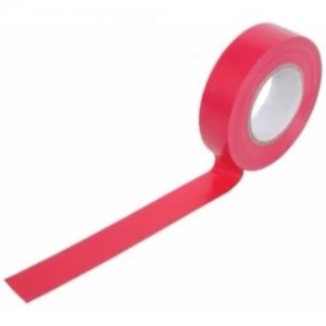 Image of Zexum 19mm 20m Electrical Adhesive PVC Insulation Tape Flame Retardant - Red
