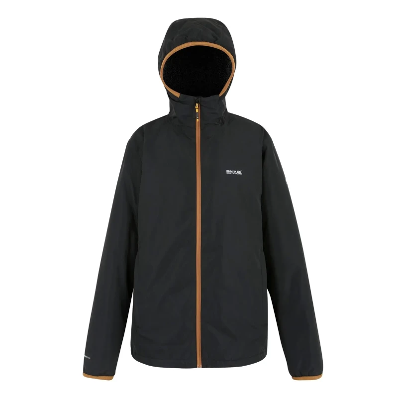 Image of Regatta Regatta Men Caspen Waterproof Insulated Jacket in Jet Black Size: Small Jet Black S Male 5063516130130