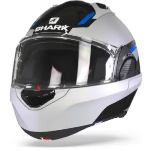 Image of Shark Evo Gt Sean Black Silver Blue KSB L