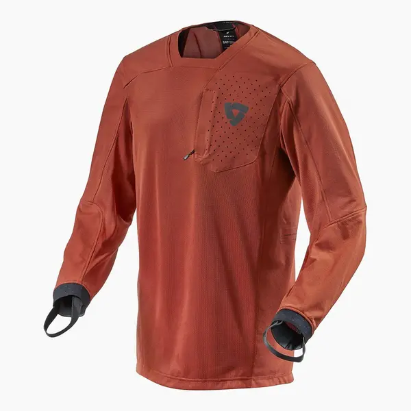 Image of REV'IT! Sierra Borgondian Red Motorcycle Shirt Size M