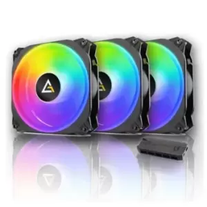 Image of Antec Prizm-X 120mm ARGB Case Cooling Fans - 3 Pack