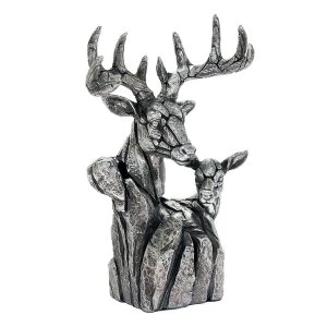 image of Natural World Deer Bust Figurine By Lesser & Pavey