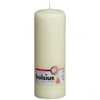 image of Bolsius Pillar Candle 200mm x 70mm Ivory