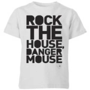 Image of Danger Mouse Rock The House Kids T-Shirt - Grey - 11-12 Years