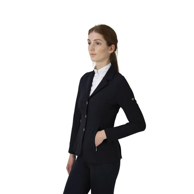 Image of Hy Womens Silvia Show Jumping Jacket in Black Size: Large Black Female L