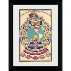 Image of Transport For London Visit The Empire 2 50 x 70 Framed Collector Print