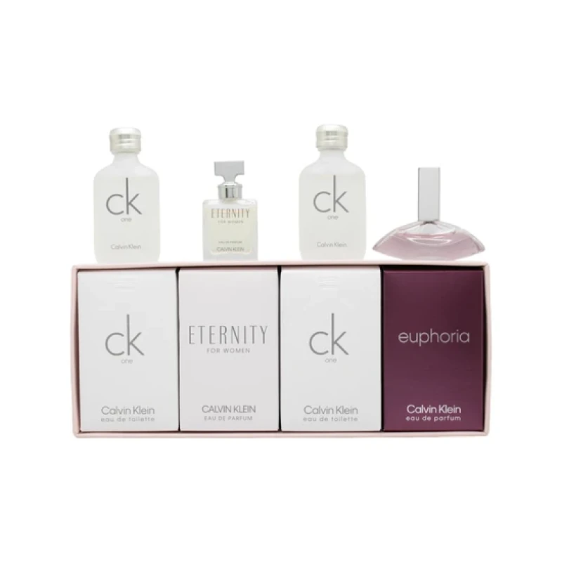 Image of Calvin Klein Mini Set Gift Set 2 x CK One Eau de Toilette 10ml + Eternity 5ml + Euphoria 4ml
