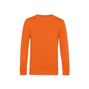 Image of B&C Mens Organic Crew Neck Sweat (XS) (Pure Orange)