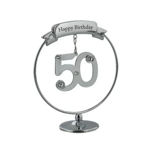 image of Crystocraft 50th Birthday Ornament