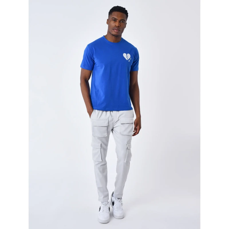Image of Project X Paris T-Shirt Project X Paris Bleu Male XS T231022_BL1OW