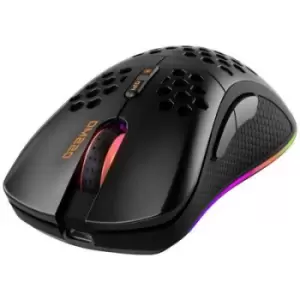 image of Deltaco Gaming GAM-120 Wireless gaming mouse Radio Optical Black 6400 dpi