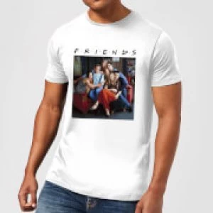 Image of Friends Classic Character Mens T-Shirt - White - 3XL