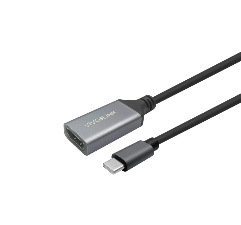 Image of Vivolink PROUSBCHDMIMF2 cable gender changer USB C HDMI Black