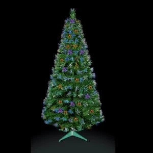 Image of Premier Decorations Fibre Optic LED Burst Tree - Multi