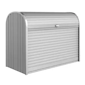 Image of Biohort StoreMax 5' x 2' Roller Shutter Storage Box 160 - Metallic Silver