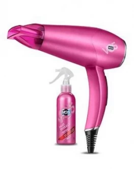 image of Vo5 Dry & Shine 2100W Hairdryer With Heat Protect Spray