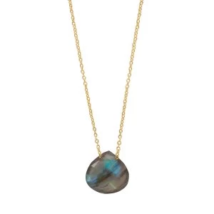 Image of Juvi Designs Gold vermeil boho tiny dancer pendant Grey