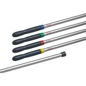 image of Vileda Aluminium Supermop Handle 150cm With Coloured Collars 0908001