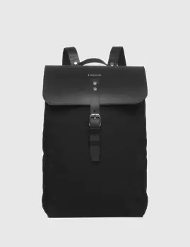 Image of Sandqvist Alva Backpack (Canvas/Leather) - Black