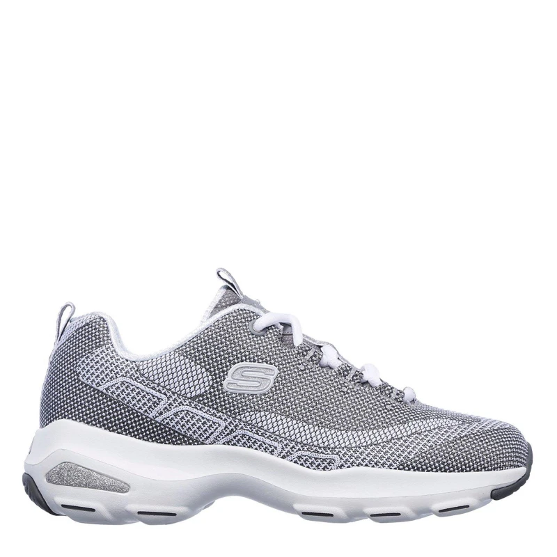 Image of Skechers Womens D Lite Ultimate Runner Grey/White female 3 (36)
