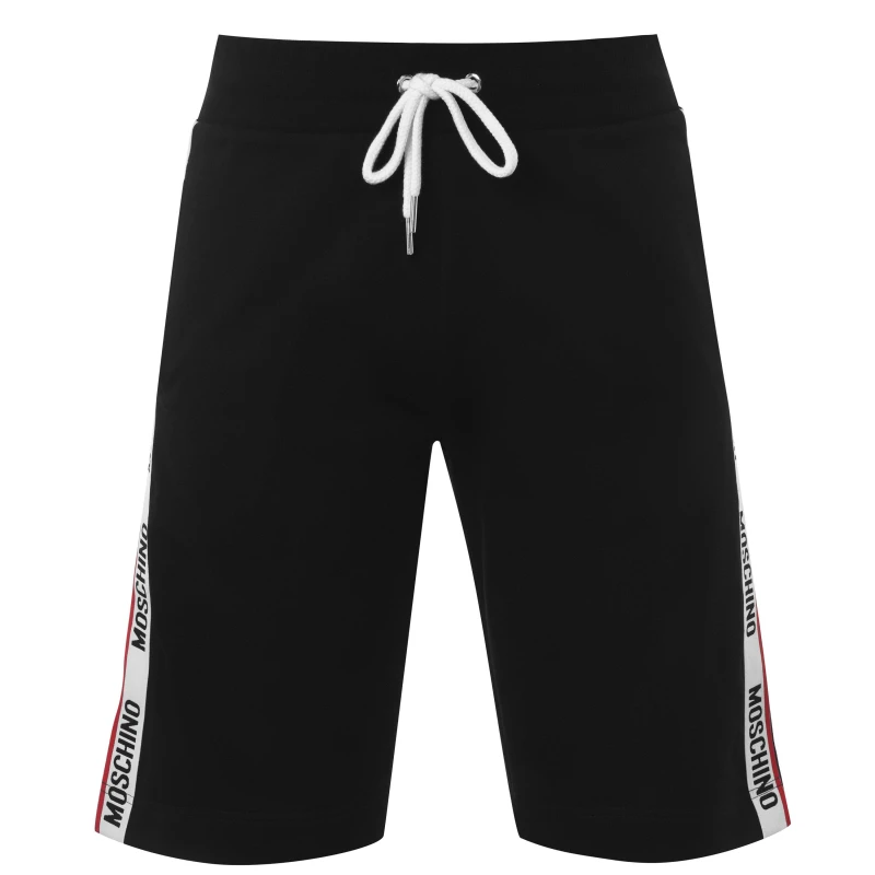 Image of Moschino Tape Shorts Black male XS