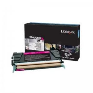 image of Lexmark X746A3MG Magenta Laser Toner Ink Cartridge