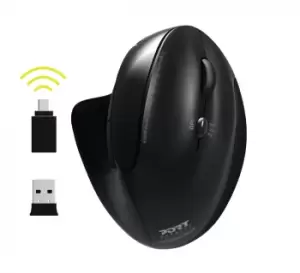 image of Port Designs 900706-BT mouse Right-hand RF Wireless + Bluetooth...