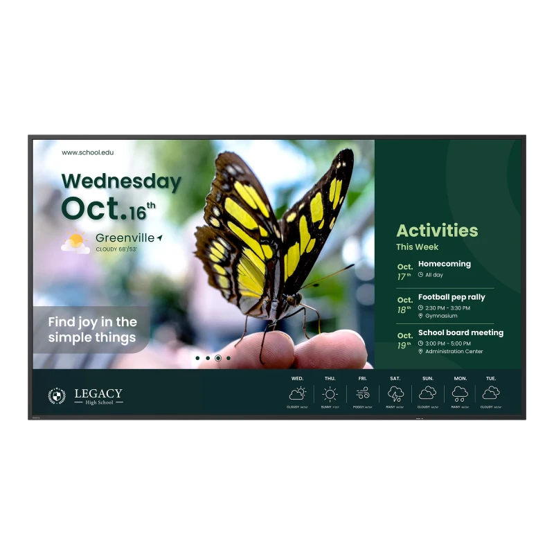 Image of BenQ ST6504 Digital signage flat panel 165.1cm (65") LCD 350 cd/